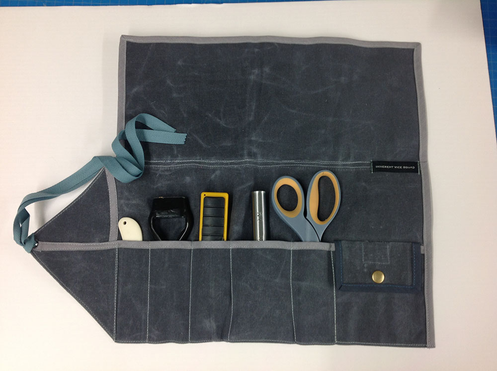 BeesWaxed Canvas Tool Wrap Inherent Vice Squad